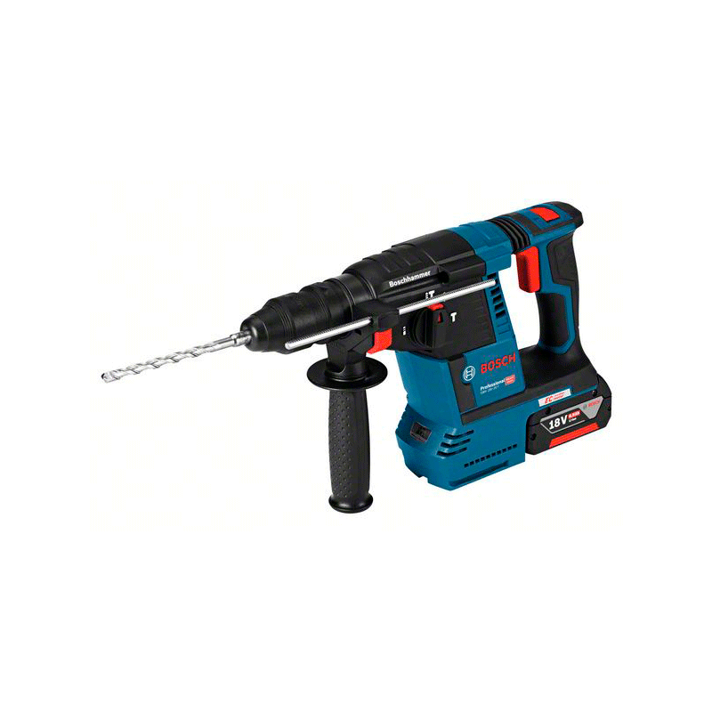 Martillo perf.accu gbh 18v-26f 2,6j 2 bat.6,0ah+l-boxx