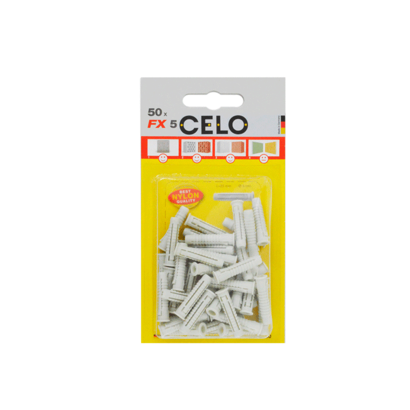 Blister 50un.taco nexus fx 5x25mm fx5