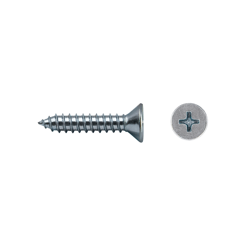Tornillo chapa din-7982 ø 4,2x50mm (nº 8x2") zinc.