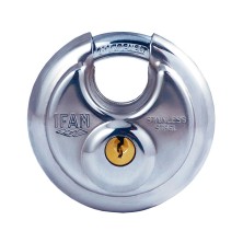 Blis.candado circular acero inox. ref.550