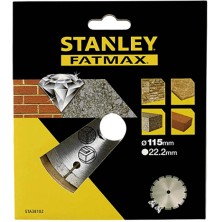 Disco diamante segmentado ø115mm stanley sta38102-xj