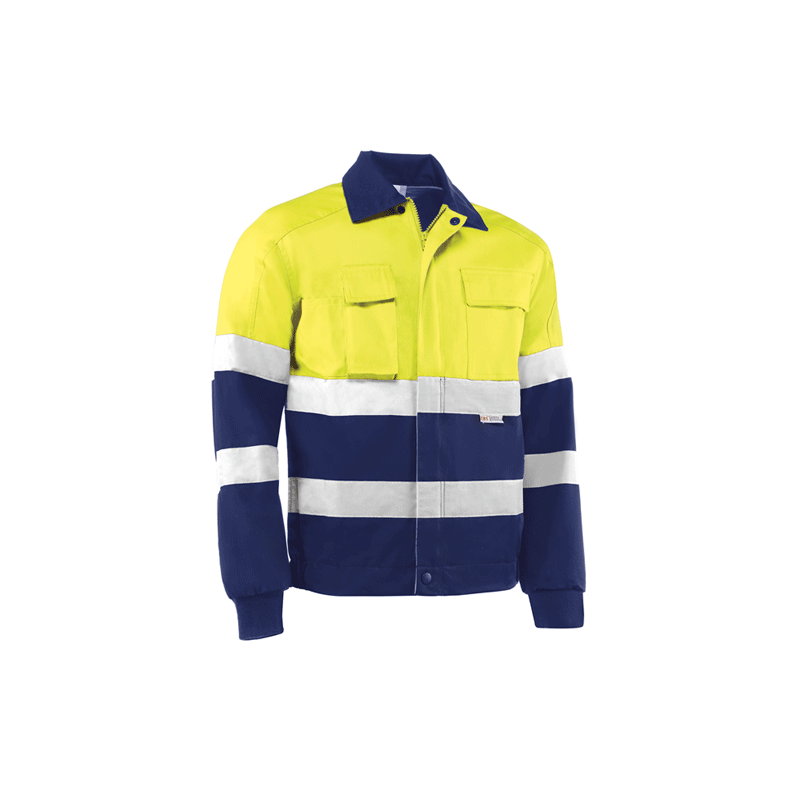 Chaqueta pol./alg. alta vis.dover hv746bc amar./marino t.xl