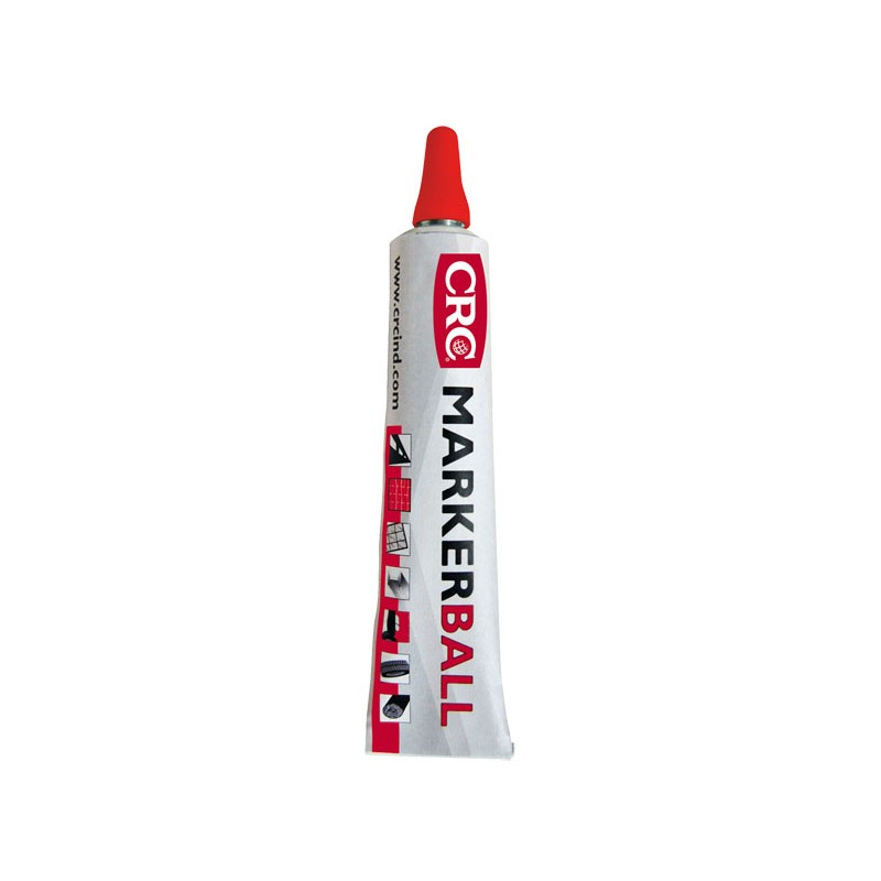 Tubo marcador permanente crc marker ball rojo 50 ml