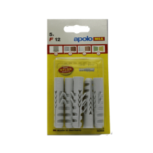 Blister 5un.taco nylon nf 12x60mm nf-12