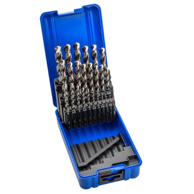 Estuche 25 brocas ref.1020 hsse-co inox. cil.ø1-13x0,5 mm