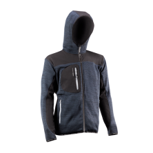 Chaqueta c/capucha poliester karavia 2897 marino/negro t.l