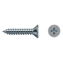 Tornillo chapa din-7982 ø 3,5x19mm (nº 6x3/4") zinc.