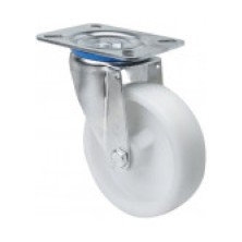 Rueda gir.ø100 zv-ut 200kg poliamix blanco alex 2-0237