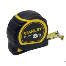 Flexómetro stanley bimateria tylon c/f 8 mts.x 25 mm 130657