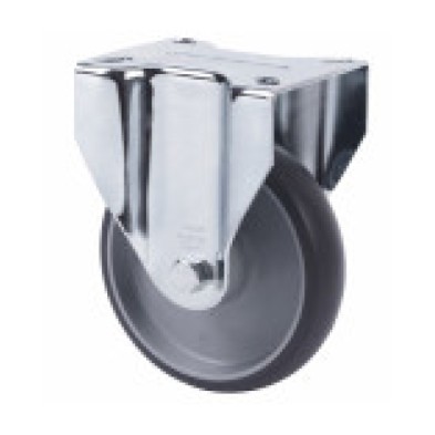 Rueda fija ø80 zv-pgz 80kg goma gris alex 2-3220