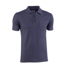 Polo pique m/corta c/bolsillo 604 marino t.s