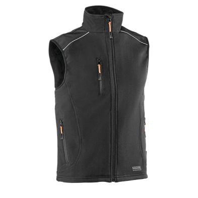 Chaleco cortavientos new bari 1895 negro t.m