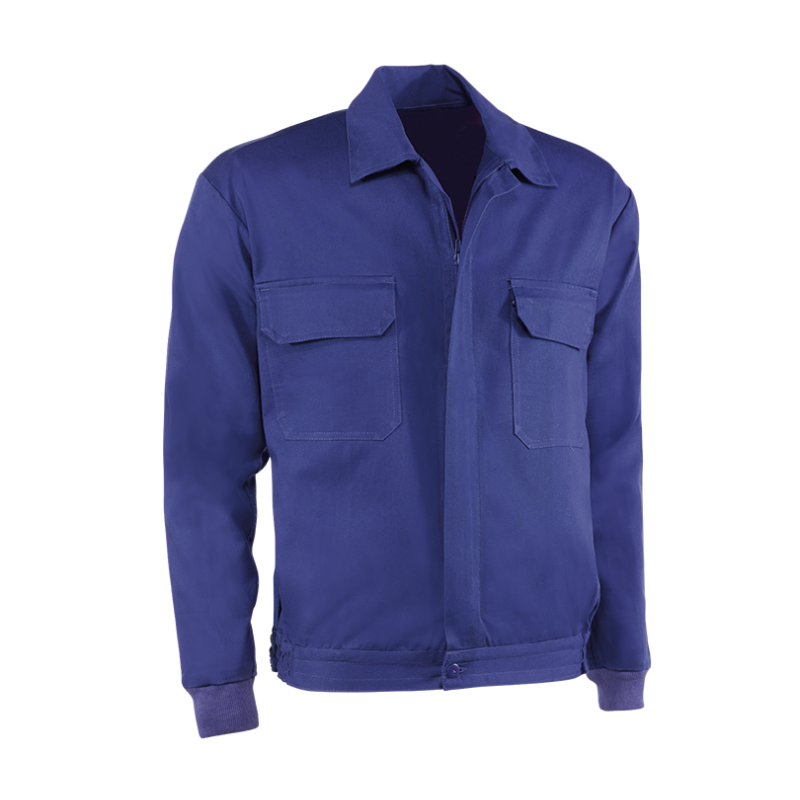 Chaqueta tergal c/cremallera 846 az azulina t.58