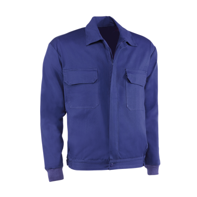 Chaqueta tergal c/cremallera 846 az azulina t.58