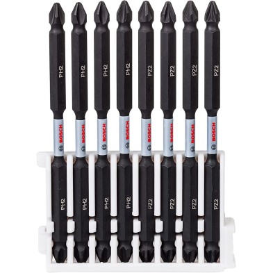 Set 8 puntas atorn.impacto dob.ph2-pz2 110mm ref.2608522348