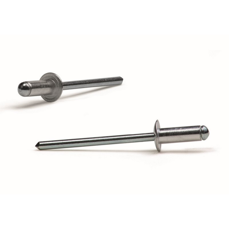 Remache "flor" aluminio mg3,5 c/alomada ø 4,0x20 mm