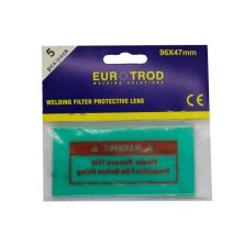 Paquete 5 vidrios plastico  exterior pantalla 97x47 mm