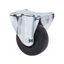 Rueda fija ø100 tv-tpg 130kg goma negra alex 2-0008