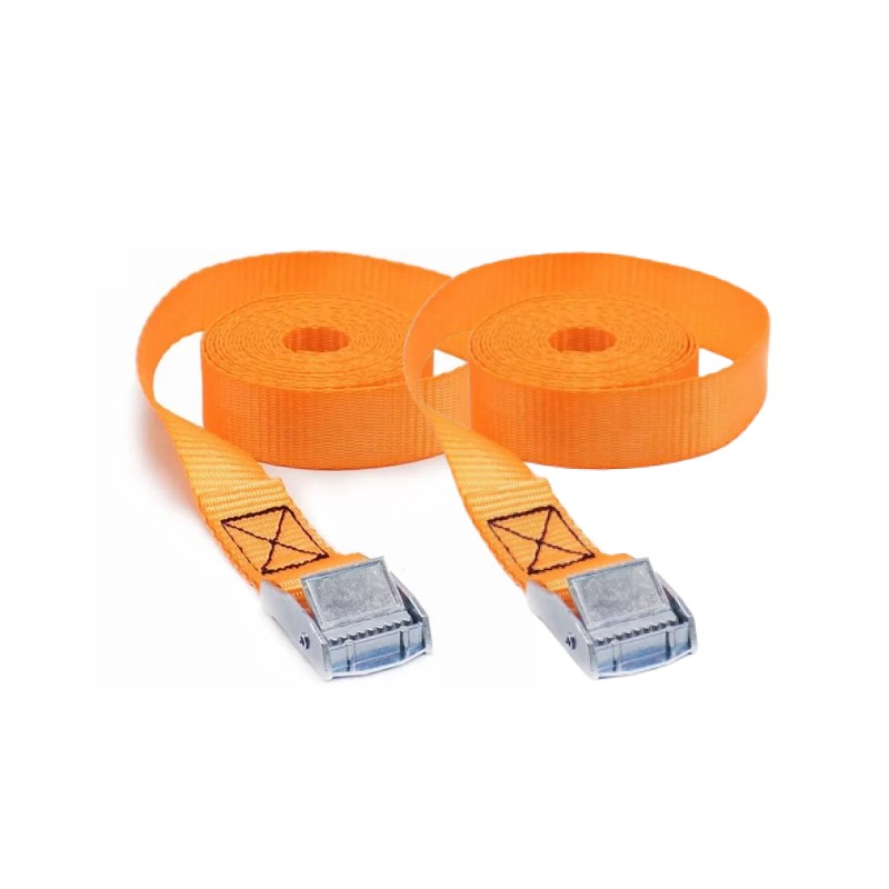 Blister 2u.trinquete t35 mm 4mts naranja