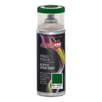 Spray pintura acrílica 400 ml ral 6002 verde primavera