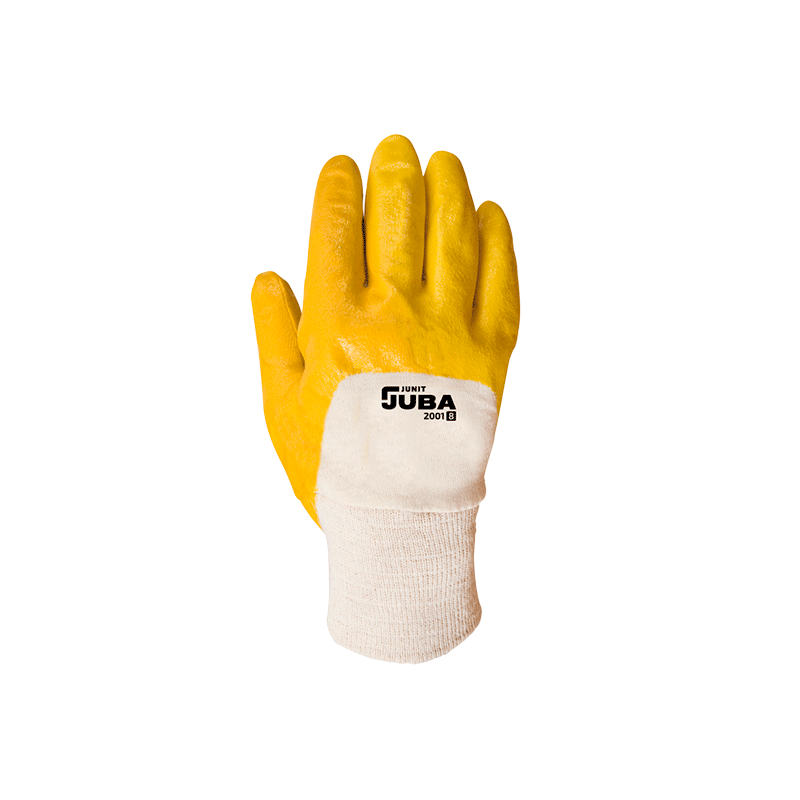 Par guantes nitrilo amarillo ref.2001 talla 9