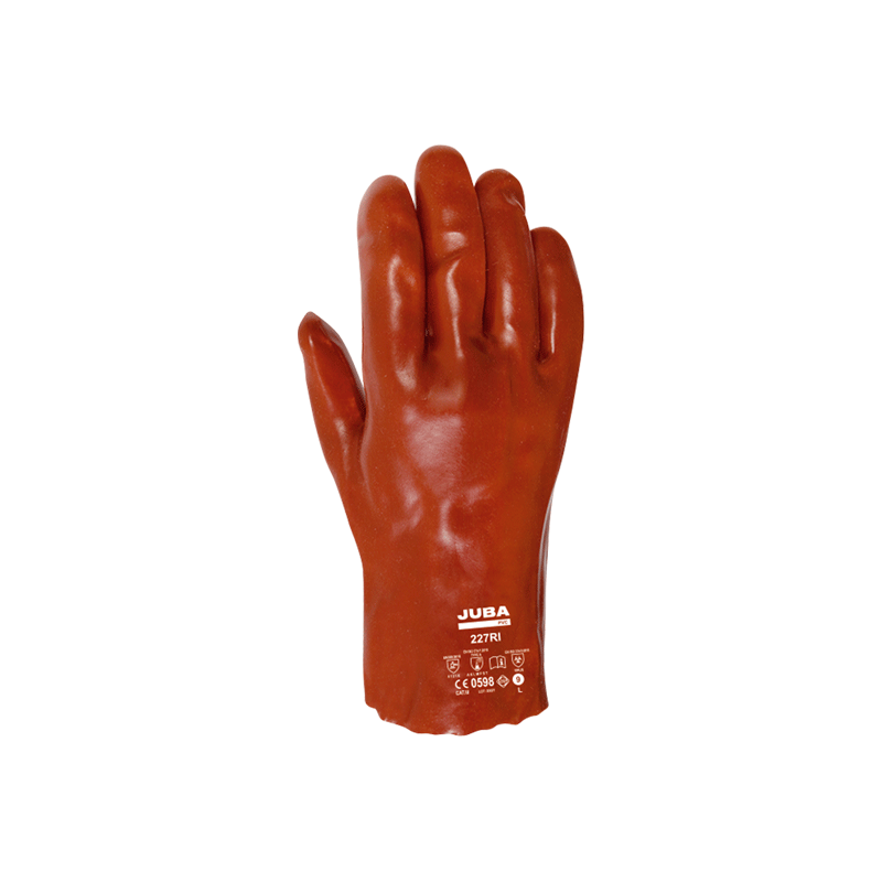 Par guantes pvc doble capa 235 ri 35 cm t.9