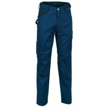 Pantalon pol./alg. cofra drill marino/negro t.46