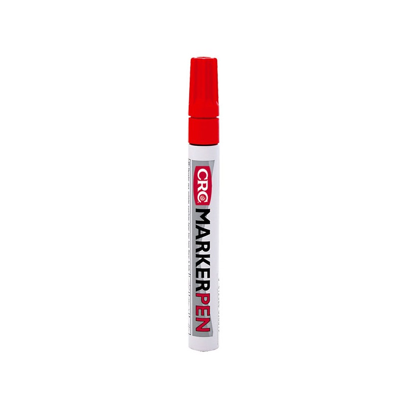 Rotulador pintura permanente crc marker pen rojo 8 gr.