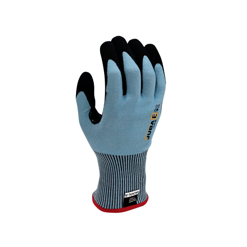 Par guantes fibra k-rock®/anticorte e /nitrilo foam 4211rf t/9