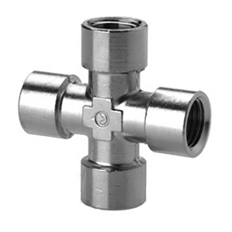 Racor cruz hembra s.2000 union igual rosca 1/8