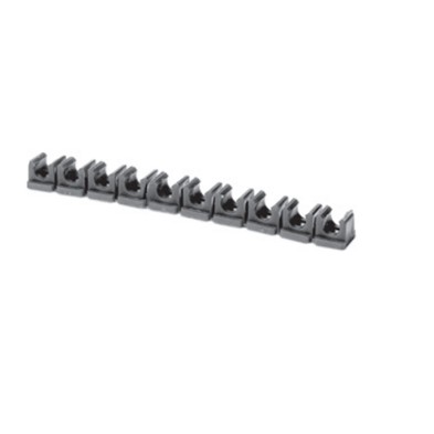 Regleta portatubos plastico ø6mm azul ref.mpl-6