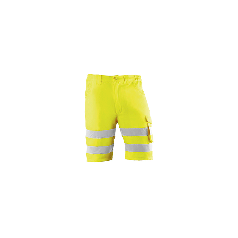 Pantalon corto pol./alg.alta vis.harker hv743 amarillot.m