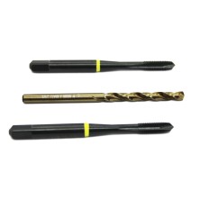 Jgo.2 machos maq.din-371 hsse-co m-5x0,80mm+broca ø4,2mm