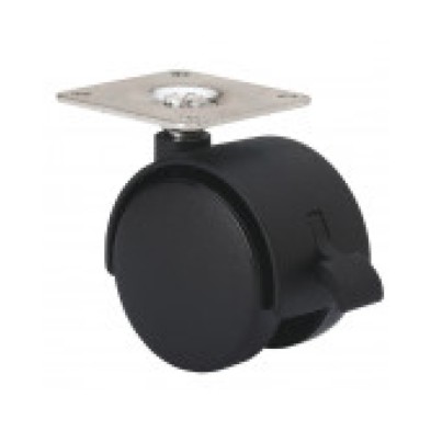 Rueda gir.ø40 dk 20kg platina 38x38 mm c/freno alex 1-0462