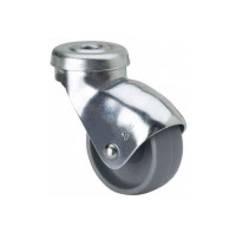 Rueda gir.ø30 h-bp 15kg sop.rod.poliprop.gris alex 3-0019