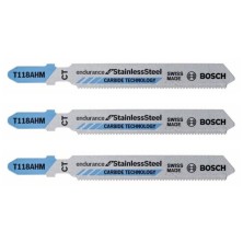 Blister 3 hojas sierra calar bosch t118ahm inox.