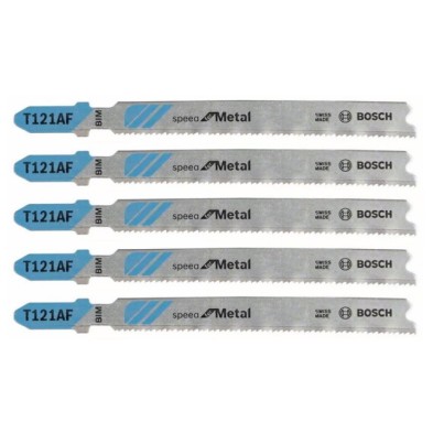 Blister 5 hojas sierra calar bosch t121afc metal