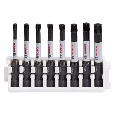 Set 8 puntas atorn.impacto torx t15 a t40 50mm 2608522329