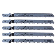 Blister 5 hojas sierra calar bosch t101brf madera