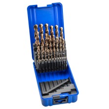 Estuche 25 brocas ref.1456 hsse-co cil.ø1-13x0,5 mm ref.1016