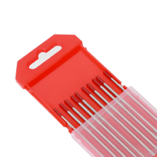 Electrodo tungsteno ø 3,2 mm rojo 2% th torio (embalaje de 10 unidades)