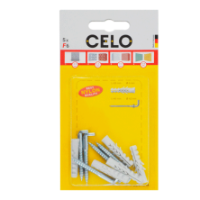 Bl.5un.taco nf 6x30mm+alcayata 4,2x40mm