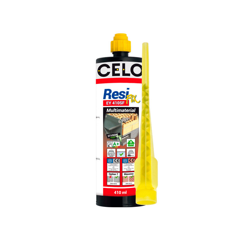 Cartucho resina epoxi sin estireno 410 ml resifix ey410sf (embalaje de 12 unidades)