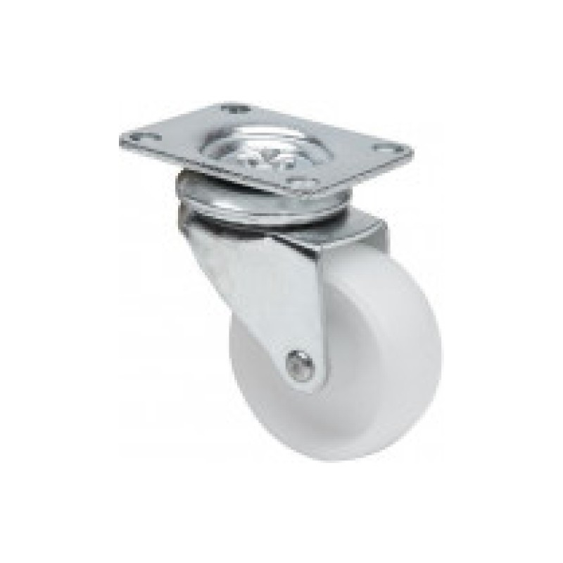 Rueda gir.ø40 z-bp 30kg polipropineo blanco alex 2-0041